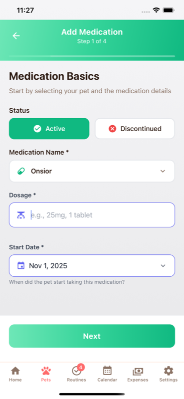 Pet Care 360 App Screenshot