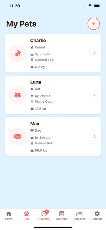Pet Care 360 Health Records