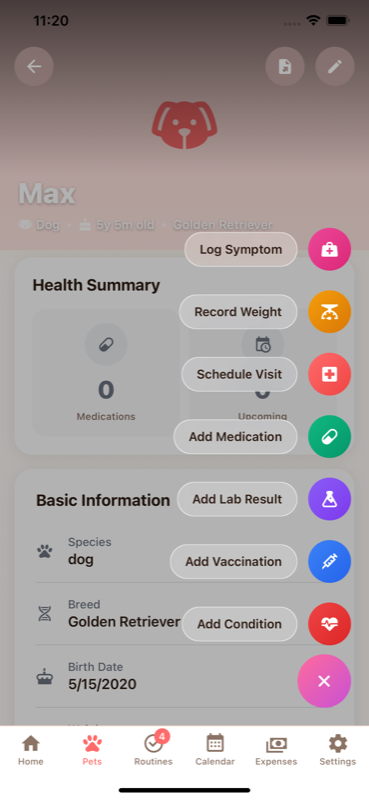 Pet Care 360 Calendar