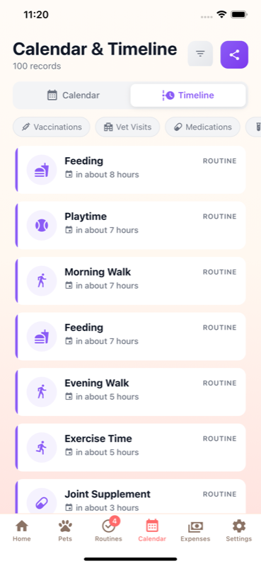 Pet Care 360 Pet Profile